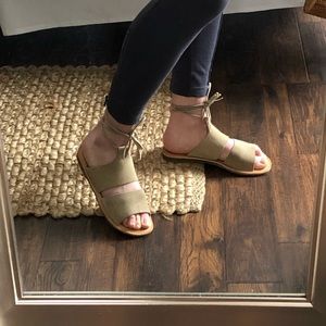 American Eagle suede sandals
